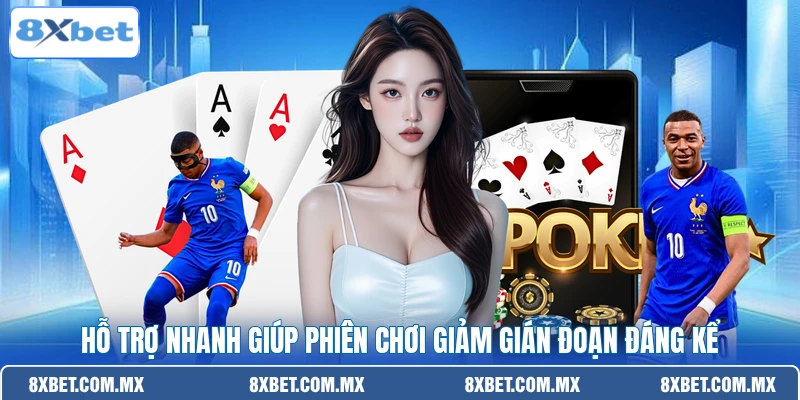 Hỗ trợ nhanh giúp phiên chơi giảm gián đoạn đáng kể
